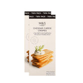 M&s Cheddar Cheese Crispies Twin Pack 2x100g